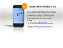 Tablet Screenshot of mobile.nechesfcu.org